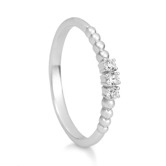 RING - BRILL. 0,115 Ct. H/si, Originalaufnahme einer Beispielausführung