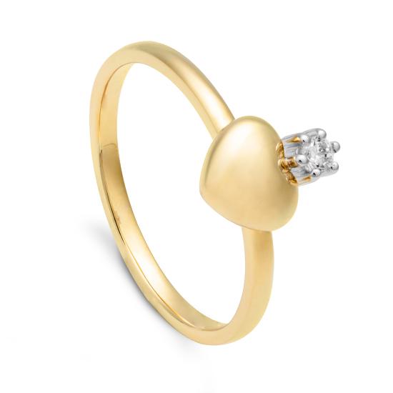 RING - BRILL. 0,05 Ct. H/si, Originalaufnahme einer Beispielausführung