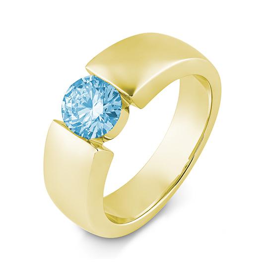 Ring Spann Pink Lab Grown 1,00 Ct. vs LG, Originalaufnahme einer Beispielausführung