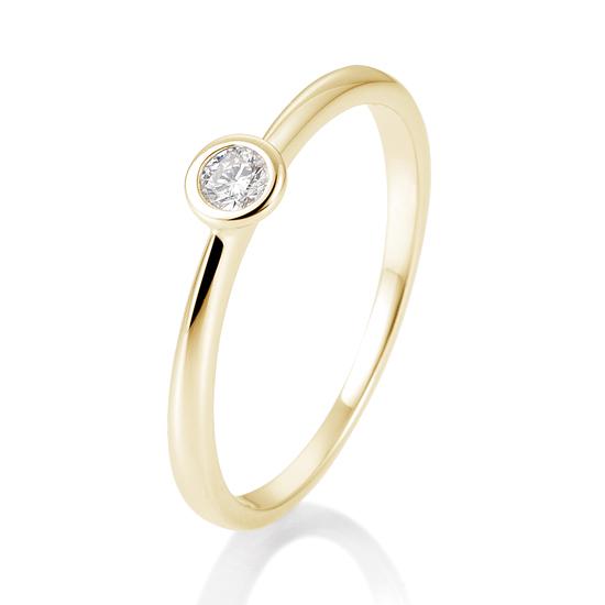 Ring Zarge 0,05-0,30 ct., Originalaufnahme einer Beispielausführung
