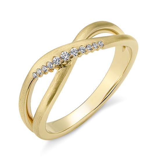 Hersteller-Originalaufnahme: RING - BRILL. 0,081 Ct. H/si; abgebildete Ausführung 41064720-21-10-1-0-48