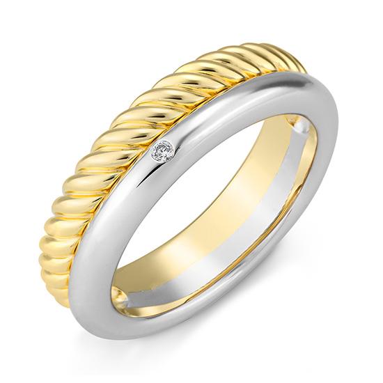 Hersteller-Originalaufnahme: RING - BRILL. 0,015 Ct. H/si; abgebildete Ausführung 41063740-22-10-1-0-48