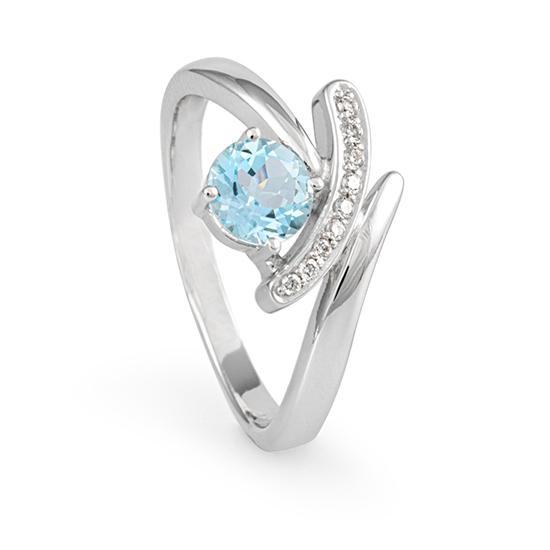 Hersteller-Originalaufnahme: RING - ED.TOP.HELL/Brill. 0,058 Ct. H/si; abgebildete Ausführung 41050500-24-39-1-0-48