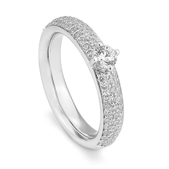Hersteller-Originalaufnahme: RING - BRILL. 0,87 Ct. H/si; abgebildete Ausführung 41062200-34-10-1-0-48