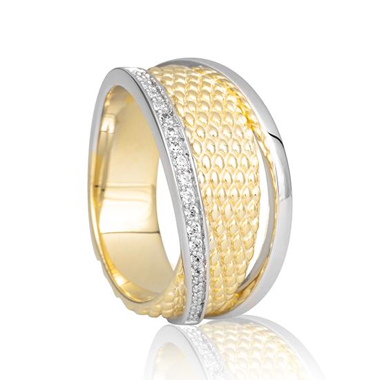 Hersteller-Originalaufnahme: RING - BRILL. 0,147 Ct. H/si; abgebildete Ausführung 41059180-22-10-1-0-48