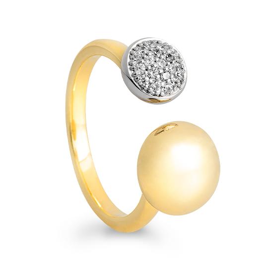 Hersteller-Originalaufnahme: RING - BRILL. 0,143 Ct. H/si; abgebildete Ausführung 41059580-22-10-1-0-48