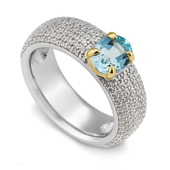 Hersteller-Originalaufnahme: RING - ED.TOP.HELL/Brill. 1,17 Ct. H/si; abgebildete Ausführung 41062190-32-39-1-0-48