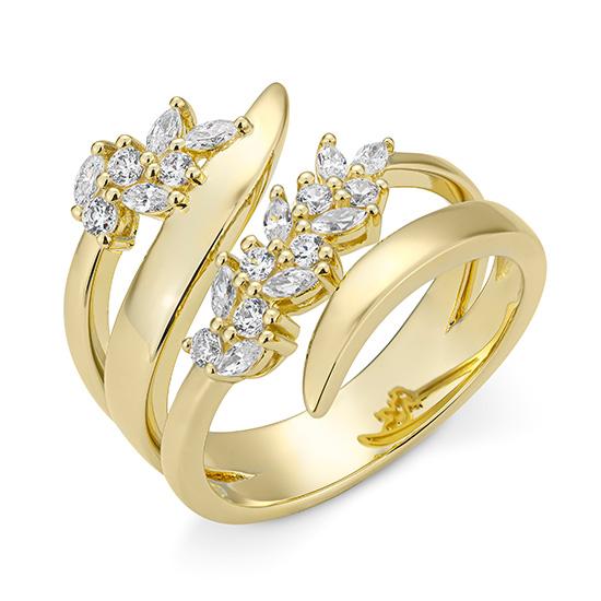 Hersteller-Originalaufnahme: RING - BRILL. 0,595 Ct. H/si; abgebildete Ausführung 41064790-21-10-1-0-48