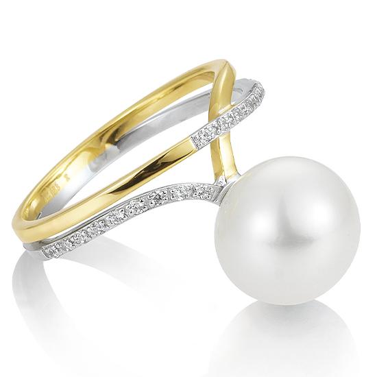 Hersteller-Originalaufnahme: RING - C.ZP/Brill. 0,117 Ct. H/si; abgebildete Ausführung 41701290-22-17-1-0-48