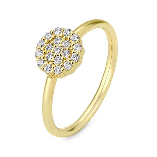 Hersteller-Originalaufnahme: RING - BRILL. 0,285 Ct. H/si; abgebildete Ausführung 41064350-21-10-1-0-48