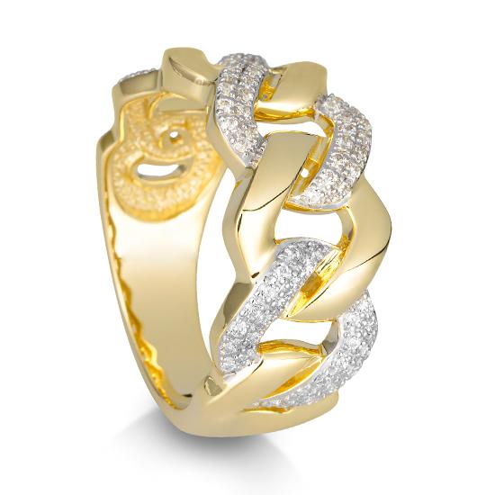 Hersteller-Originalaufnahme: RING - BRILL. 0,462 Ct. H/si; abgebildete Ausführung 41059850-20-10-1-0-48