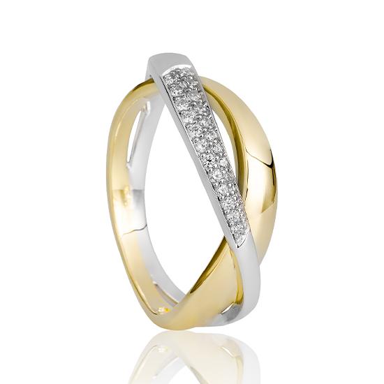 Hersteller-Originalaufnahme: RING - BRILL. 0,133 Ct. H/si; abgebildete Ausführung 41060000-22-10-1-0-48