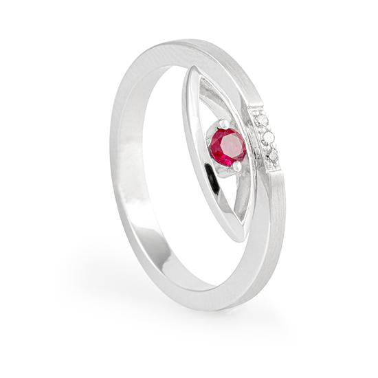 Hersteller-Originalaufnahme: RING - E.RUBIN DUNKEL AA 14 (Exklusiv)/Brill. 0,02; abgebildete Ausführung 41042540-24-281-1-0-48