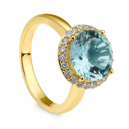 Hersteller-Originalaufnahme: RING - ED.TOP.HELL/Brill. 0,33 Ct. H/si; abgebildete Ausführung 41059410-21-39-1-0-48