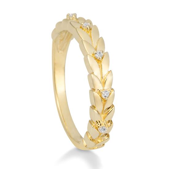 Hersteller-Originalaufnahme: RING - BRILL. 0,038 Ct. H/si; abgebildete Ausführung 41060590-21-10-1-0-48