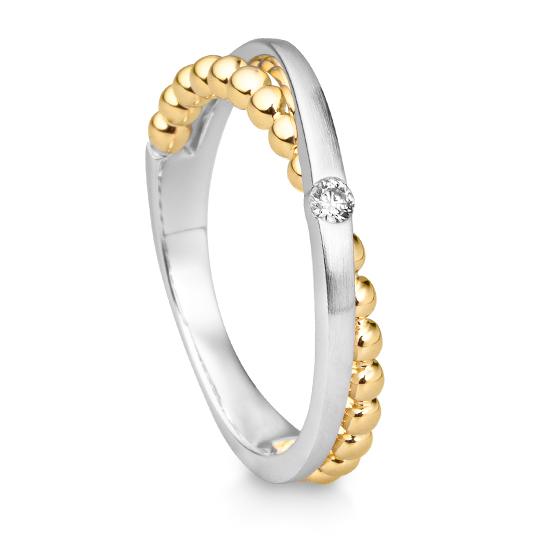 Hersteller-Originalaufnahme: RING - BRILL. 0,045 Ct. H/si; abgebildete Ausführung 41056970-22-10-1-0-48