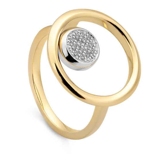 Hersteller-Originalaufnahme: RING - BRILL. 0,092 Ct. H/si; abgebildete Ausführung 41061430-22-10-1-0-48