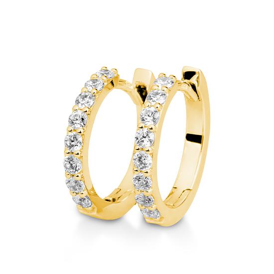 Creolen - BRILL. 0,48 Ct. H/si
