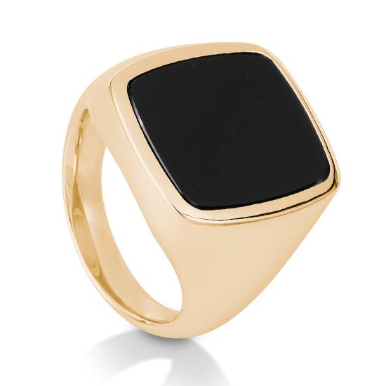 Herrenring 42033920 – Beispielausführung: Gelbgold 375/- Gold