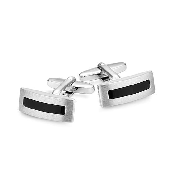 Manschettenknöpfe 82000610 – Beispielausführung: Weißgold 375/- Gold