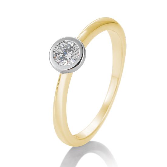 RING - Zargenfassung Bicolor, Originalaufnahme einer Beispielausführung