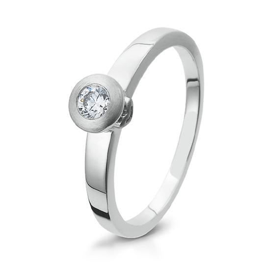 RING - BRILL. 0,131 Ct. H/si, Originalaufnahme einer Beispielausführung