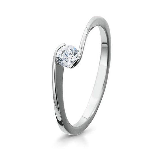 RING - BRILL. 0,20 Ct. H/si, Originalaufnahme einer Beispielausführung