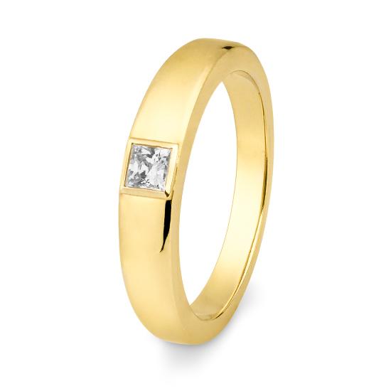 RING - BRILL. 0,25 Ct. H/si, Originalaufnahme einer Beispielausführung