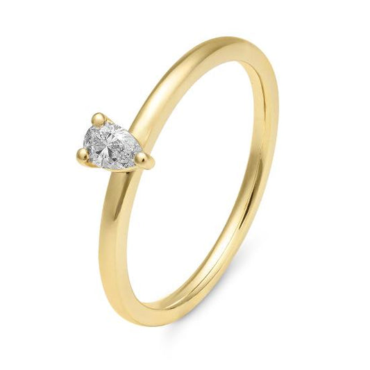 RING - BRILL. 0,17 Ct. H/si, Originalaufnahme einer Beispielausführung