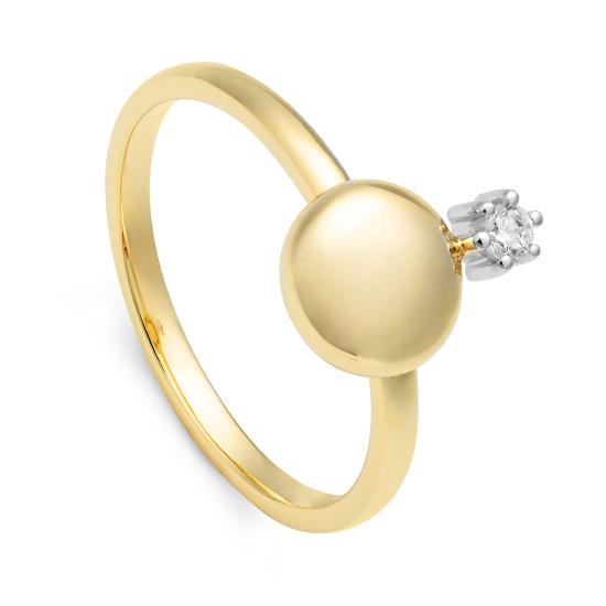 RING - BRILL. 0,05 Ct. H/si, Originalaufnahme einer Beispielausführung