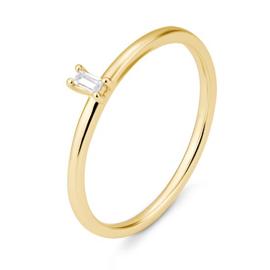 RING - BRILL. 0,06 Ct. G/if, Originalaufnahme einer Beispielausführung