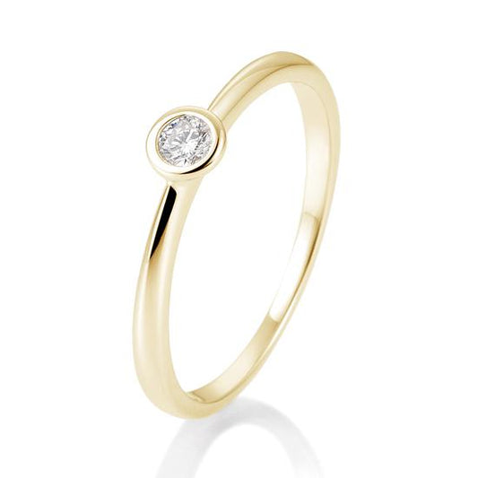 Ring Zarge 0,05-0,30 ct., Originalaufnahme einer Beispielausführung