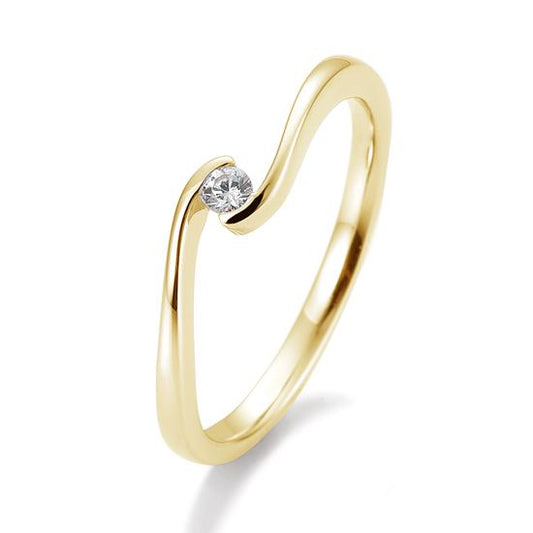 Ring Schwung 0,05-0,30 ct., Originalaufnahme einer Beispielausführung