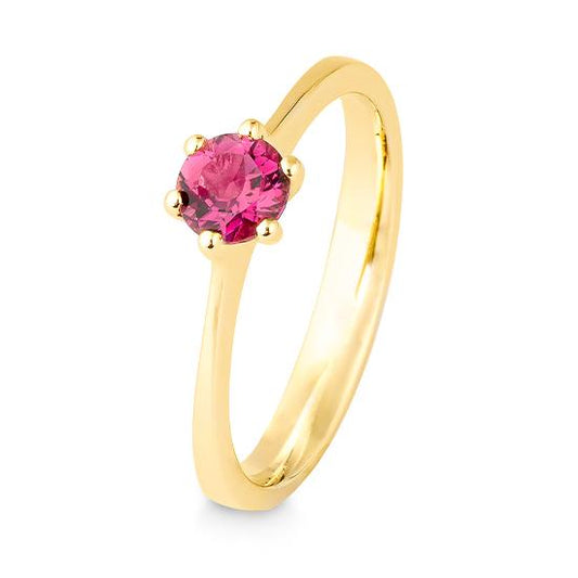 RING - E.ROSA TURMALIN – Beispielausführung: Gelbgold 585/- Gold