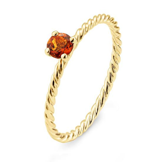 RING - E.MAD. CITRIN – Beispielausführung: Gelbgold 585/- Gold
