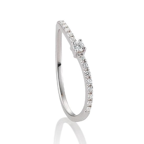Hersteller-Originalaufnahme: RING - BRILL. 0,154 Ct. H/si; abgebildete Ausführung 41058440-24-10-1-0-48