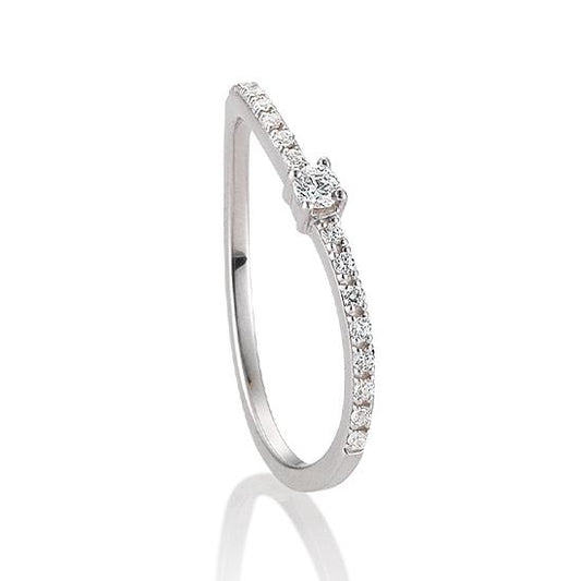 Hersteller-Originalaufnahme: RING - BRILL. 0,154 Ct. H/si; abgebildete Ausführung 41058440-24-10-1-0-48