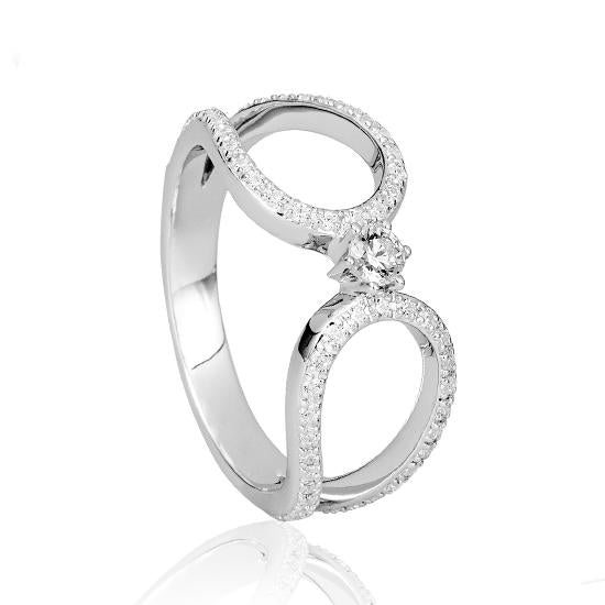 Hersteller-Originalaufnahme: RING - BRILL. 0,441 Ct. H/si; abgebildete Ausführung 41059970-24-10-1-0-48