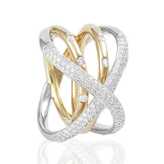 Hersteller-Originalaufnahme: RING - BRILL. 0,884 Ct. H/si; abgebildete Ausführung 41711810-22-10-1-0-48