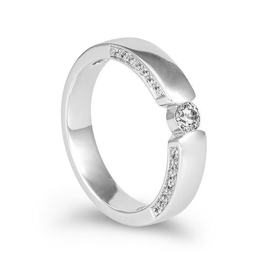 Hersteller-Originalaufnahme: RING - BRILL. 0,304 Ct. H/si; abgebildete Ausführung 41059800-24-10-1-0-48