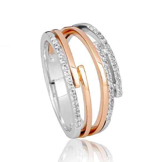 Hersteller-Originalaufnahme: RING - BRILL. 0,237 Ct. H/si; abgebildete Ausführung 41060010-28-10-1-0-48