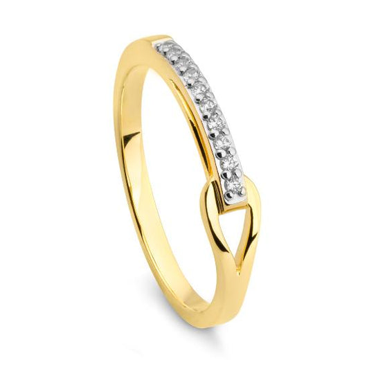Hersteller-Originalaufnahme: RING - BRILL. 0,10 Ct. H/si; abgebildete Ausführung 41060900-20-10-1-0-48