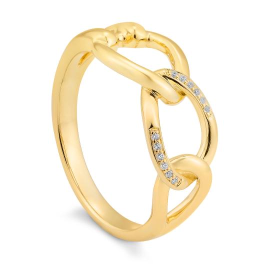 Hersteller-Originalaufnahme: RING - BRILL. 0,048 Ct. H/si; abgebildete Ausführung 41062070-21-10-1-0-48