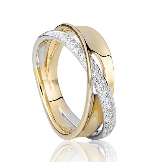 Hersteller-Originalaufnahme: RING - BRILL. 0,308 Ct. H/si; abgebildete Ausführung 41059940-22-10-1-0-48