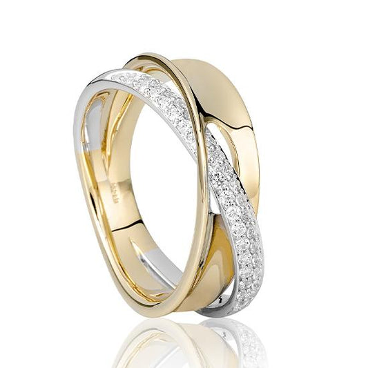 Hersteller-Originalaufnahme: RING - BRILL. 0,308 Ct. H/si; abgebildete Ausführung 41059940-22-10-1-0-48