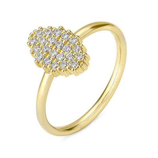 Hersteller-Originalaufnahme: RING - BRILL. 0,33 Ct. H/si; abgebildete Ausführung 41064360-21-10-1-0-48