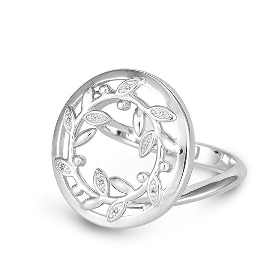 Hersteller-Originalaufnahme: RING - BRILL. 0,036 Ct. H/si; abgebildete Ausführung 41059090-24-10-1-0-48