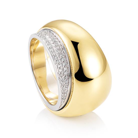Hersteller-Originalaufnahme: RING - BRILL. 0,233 Ct. H/si; abgebildete Ausführung 41058640-22-10-1-0-48