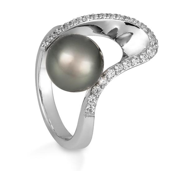 Hersteller-Originalaufnahme: RING - C.ZP BRAUN/Brill. 0,225 Ct. H/si; abgebildete Ausführung 41047070-44-276-1-0-48