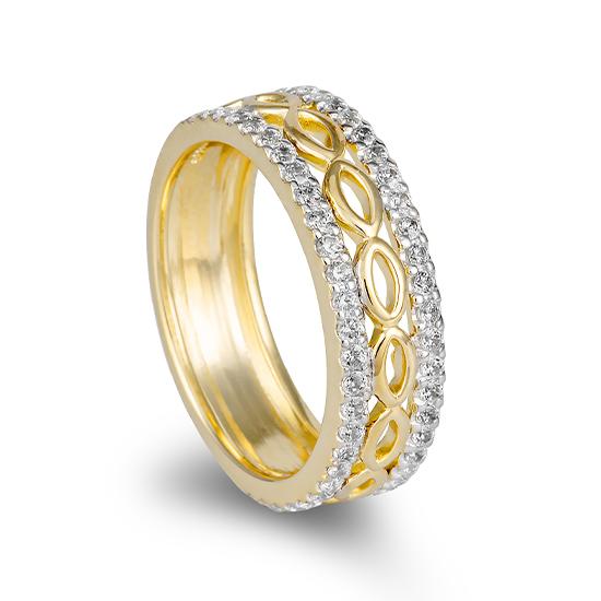 Hersteller-Originalaufnahme: RING - BRILL. 0,54 Ct. H/si; abgebildete Ausführung 41059590-22-10-1-0-48